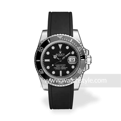 correa caucho rolex submariner